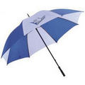 2 Tone Golf Umbrella - White/Blue (58" Arc)